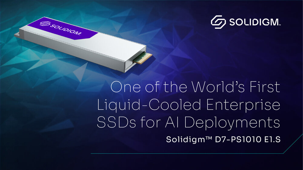为AI部署而生Solidigm在全球率先推出液冷企业级SSD(图1)
